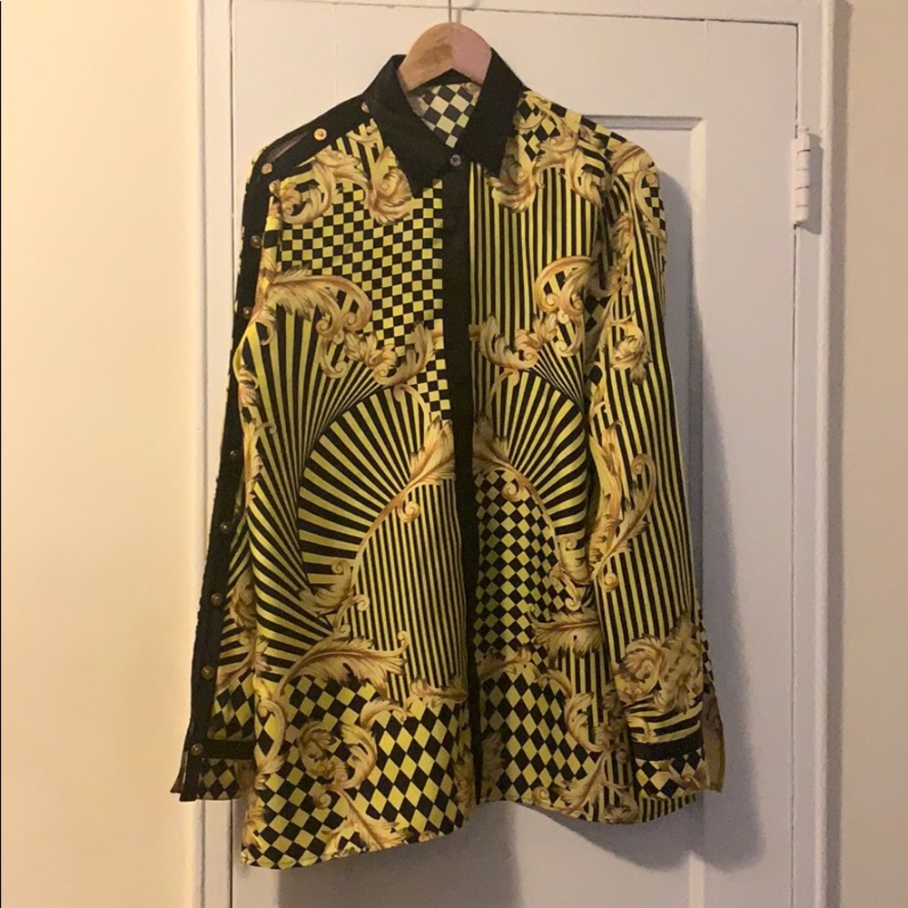 Versace button up